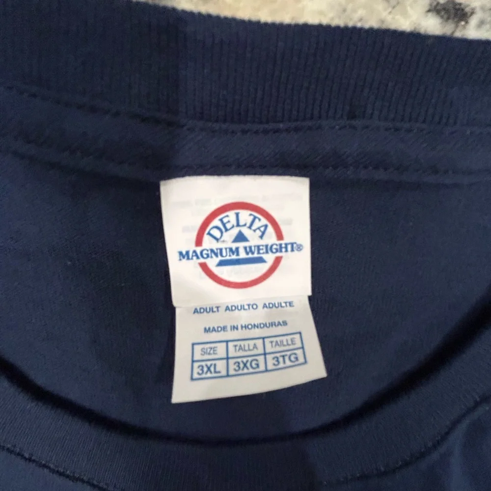 Men’s Salty OB Delta Navy Blue T-Shirt 3XL‎